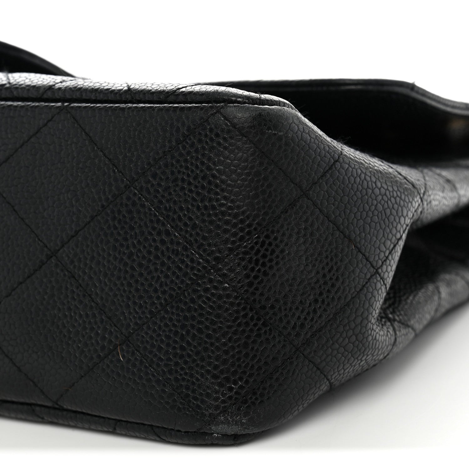 Chanel Caviar Quilted Jumbo Single Flap Black 10 of 13