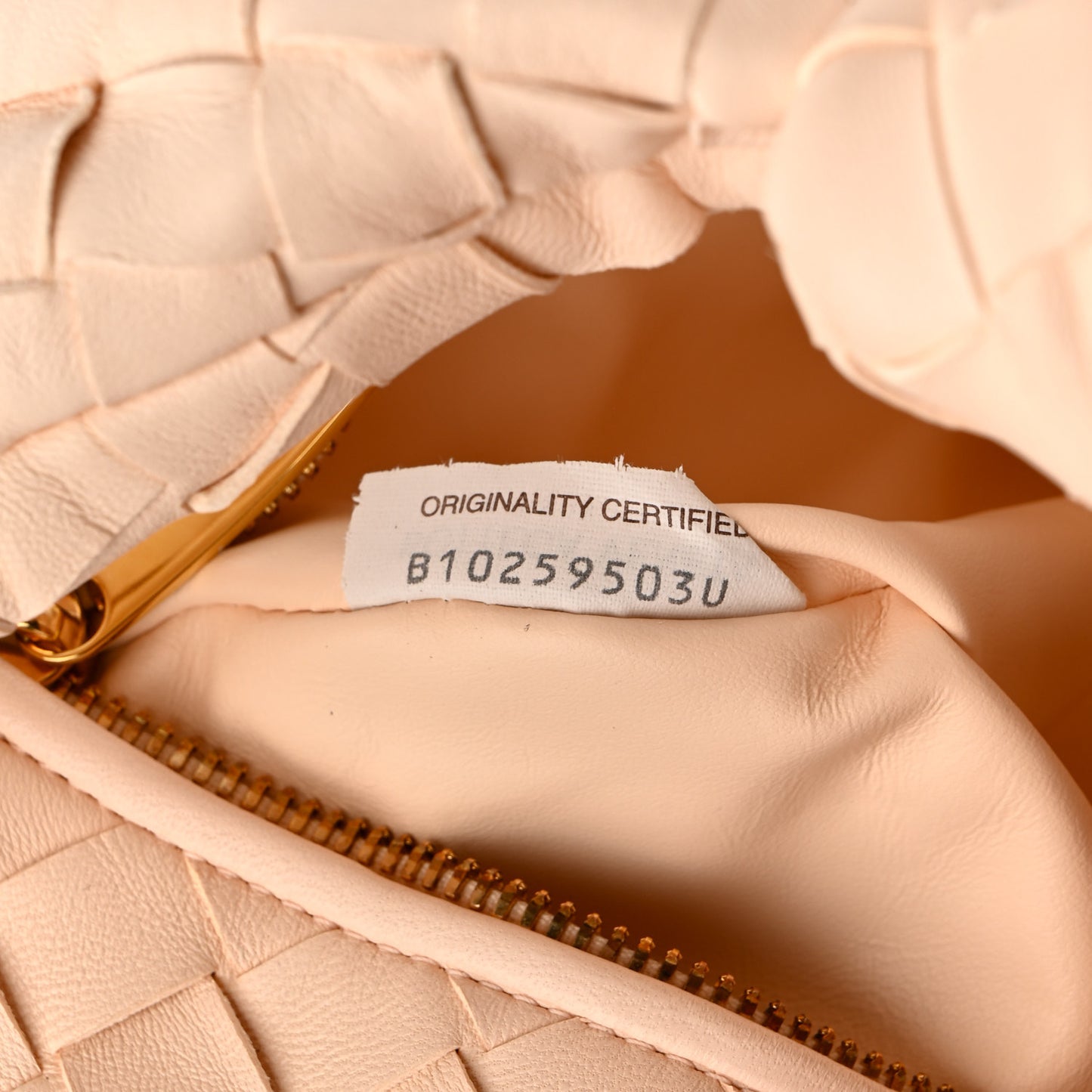 Nappa Intrecciato Mini Jodie Melon Washed