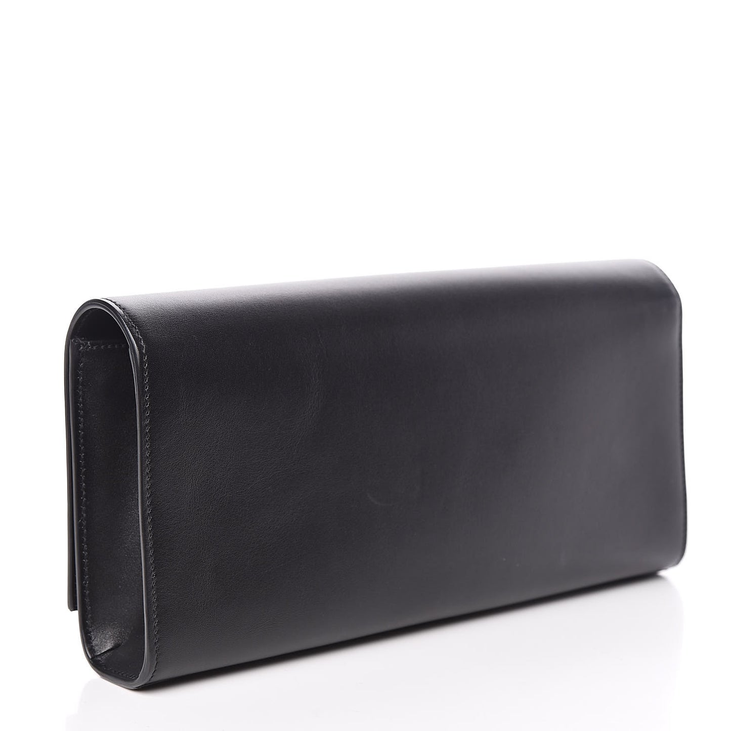 Calfskin Classic Monogram Tassel Clutch Black