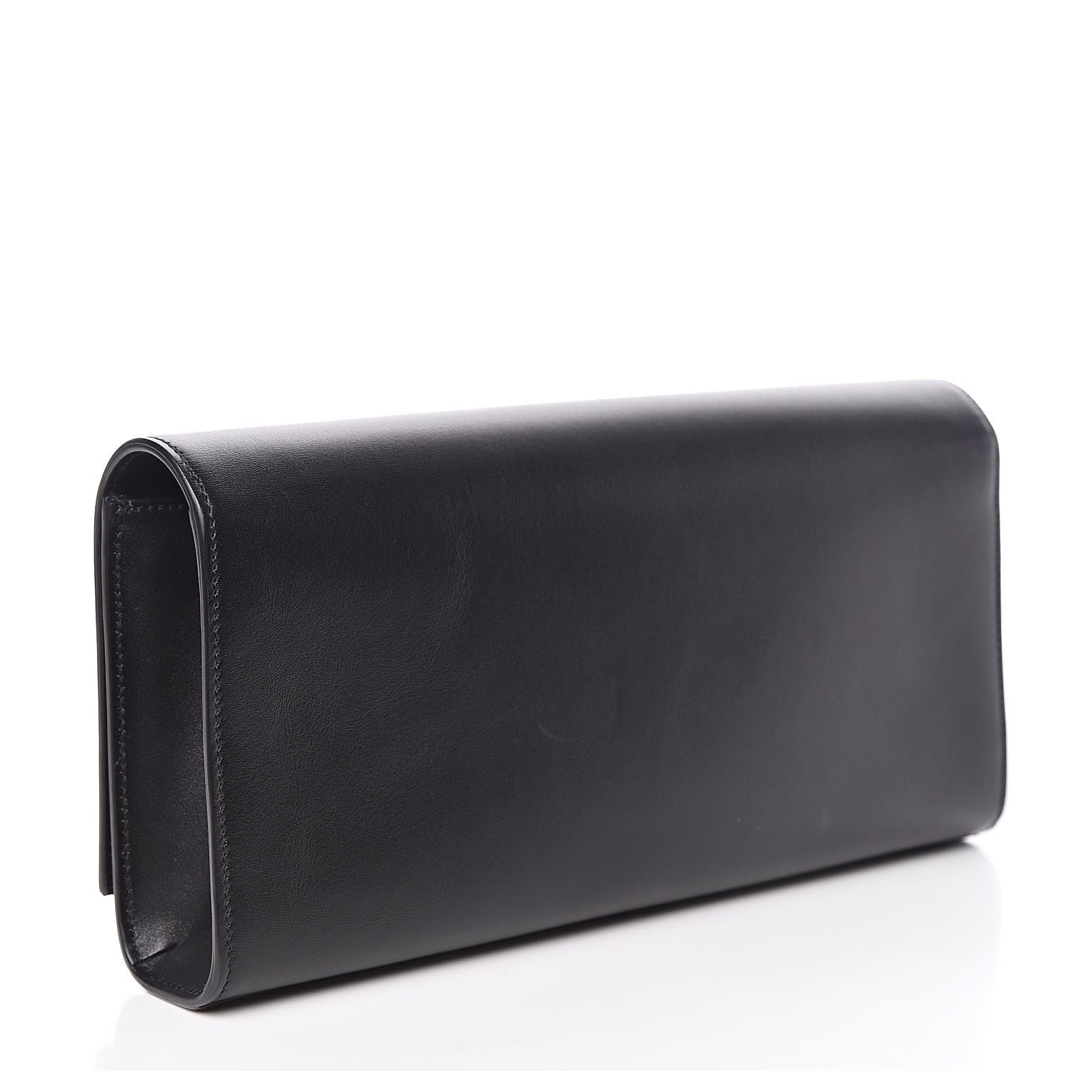 Saint Laurent Calfskin Classic Monogram Tassel Clutch Black 3 of 12