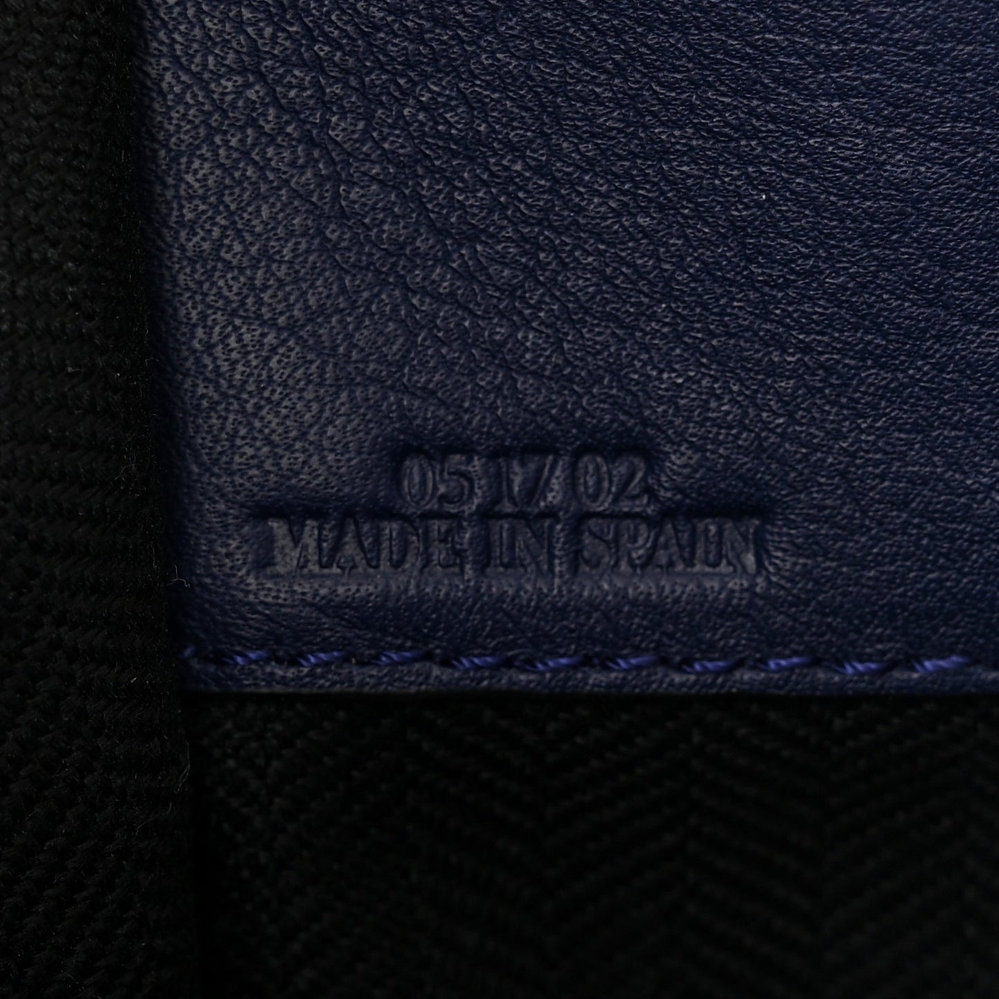 Calfskin Small Hammock Shoulder Bag Marine
