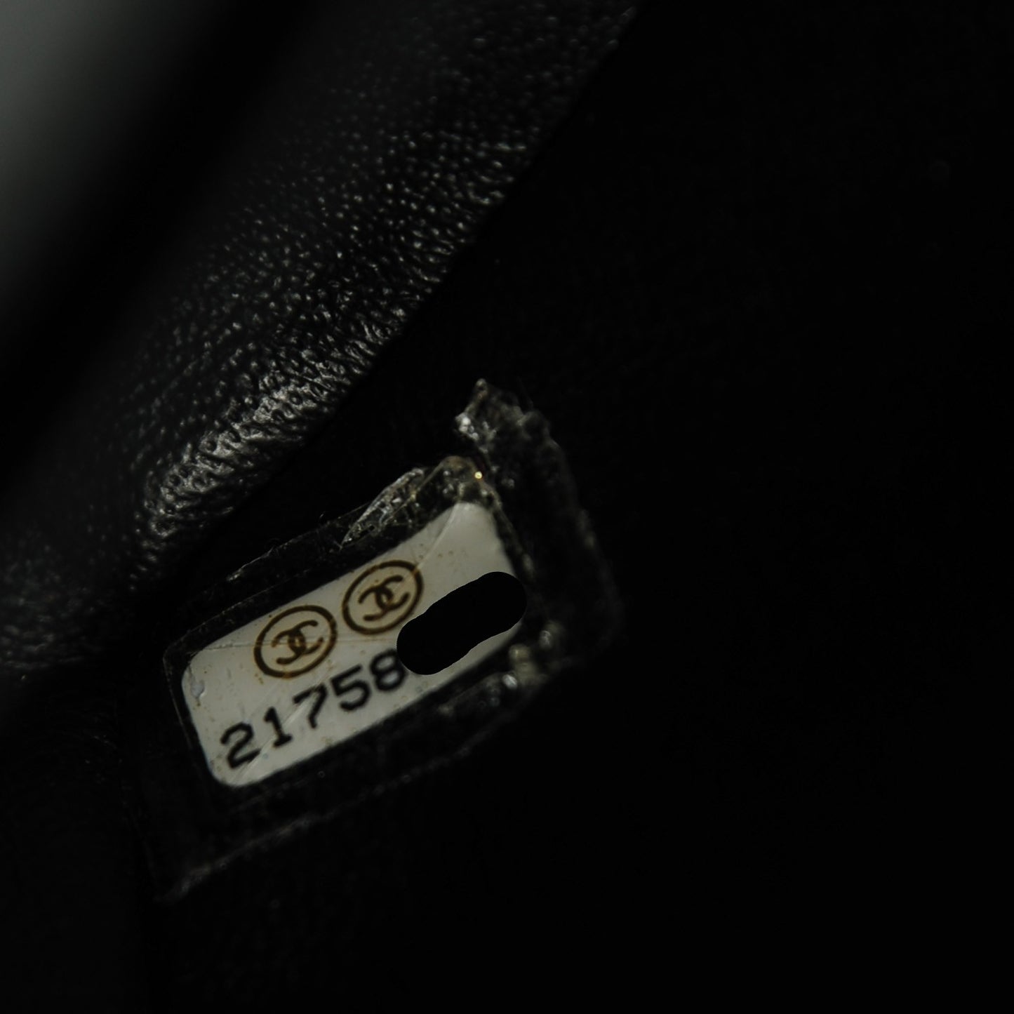 Lambskin Quilted Mini Rectangular Flap Black