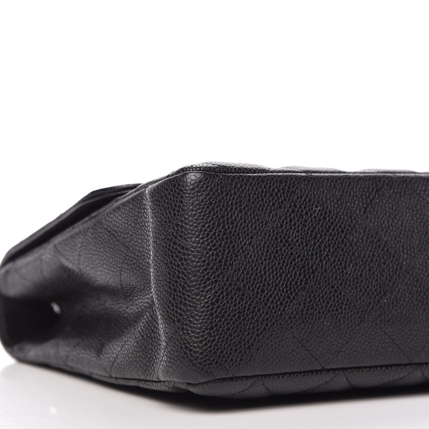 Caviar Quilted Jumbo Single Flap Black