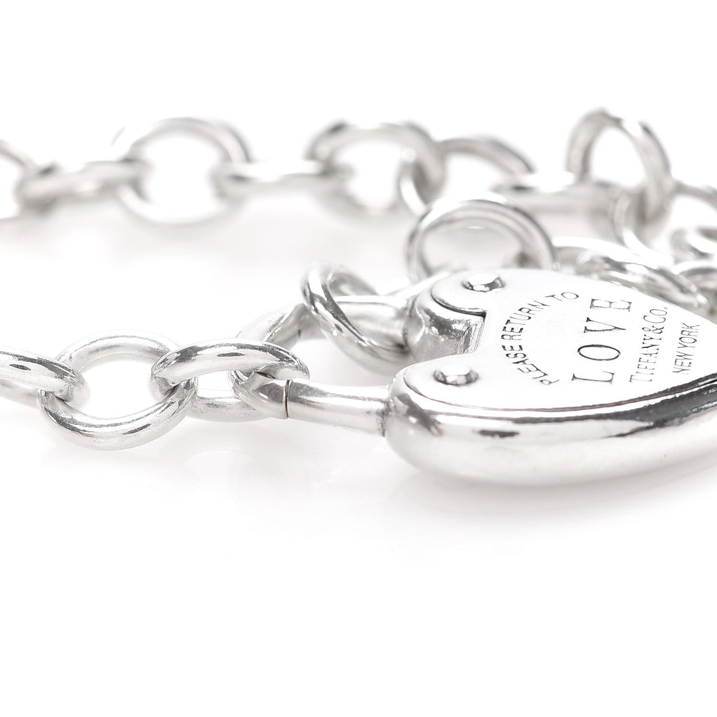 Sterling Silver Return to Love Lock Bracelet