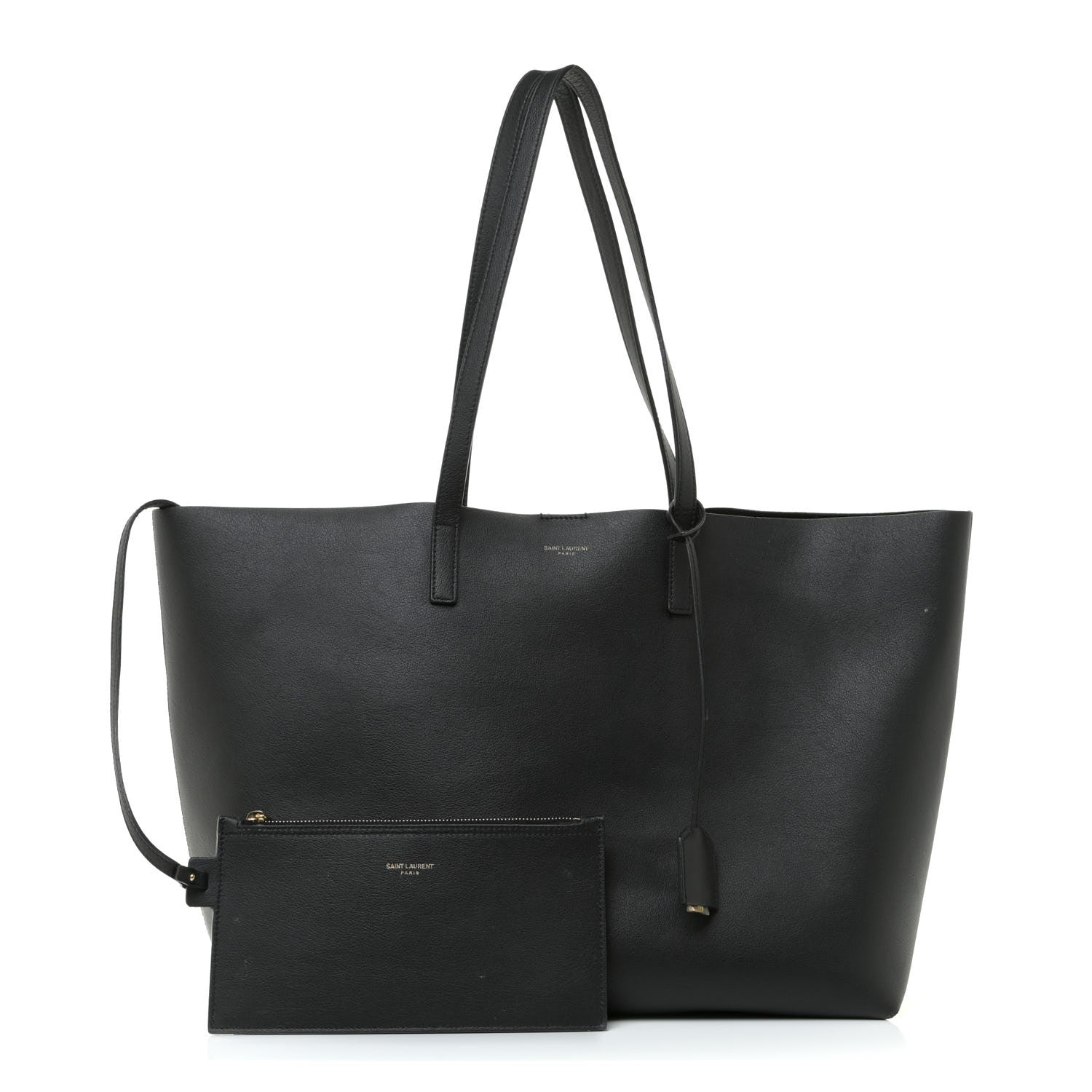 Saint Laurent Calfskin Large Shopping Tote Black 1 of 14