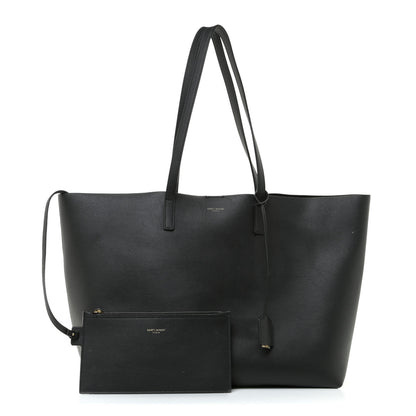 Saint Laurent Calfskin Large Shopping Tote Black 1 of 14