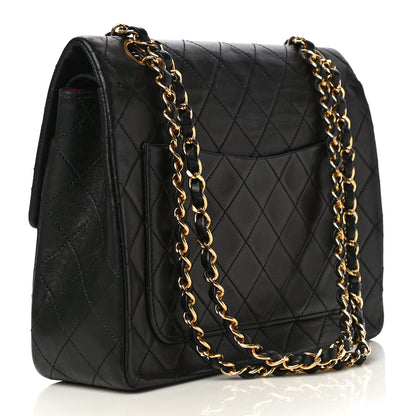 Chanel Lambskin Quilted Medium Double Flap Black 3 of 24