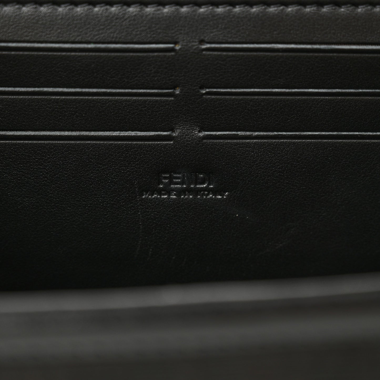 FF Eclissi Jacquard Vitello King Baguette Soft Trunk Tobacco Moro Black