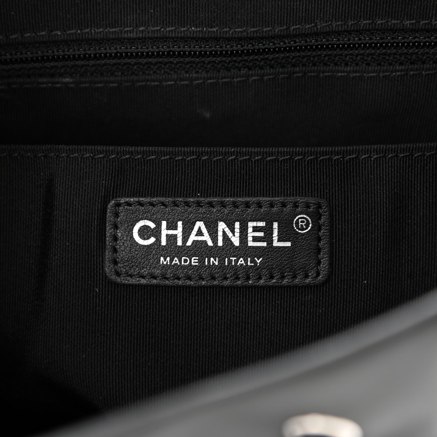 Chanel Calfskin Chevron Quilted Large Urban Spirit Backpack Black 5 of 7