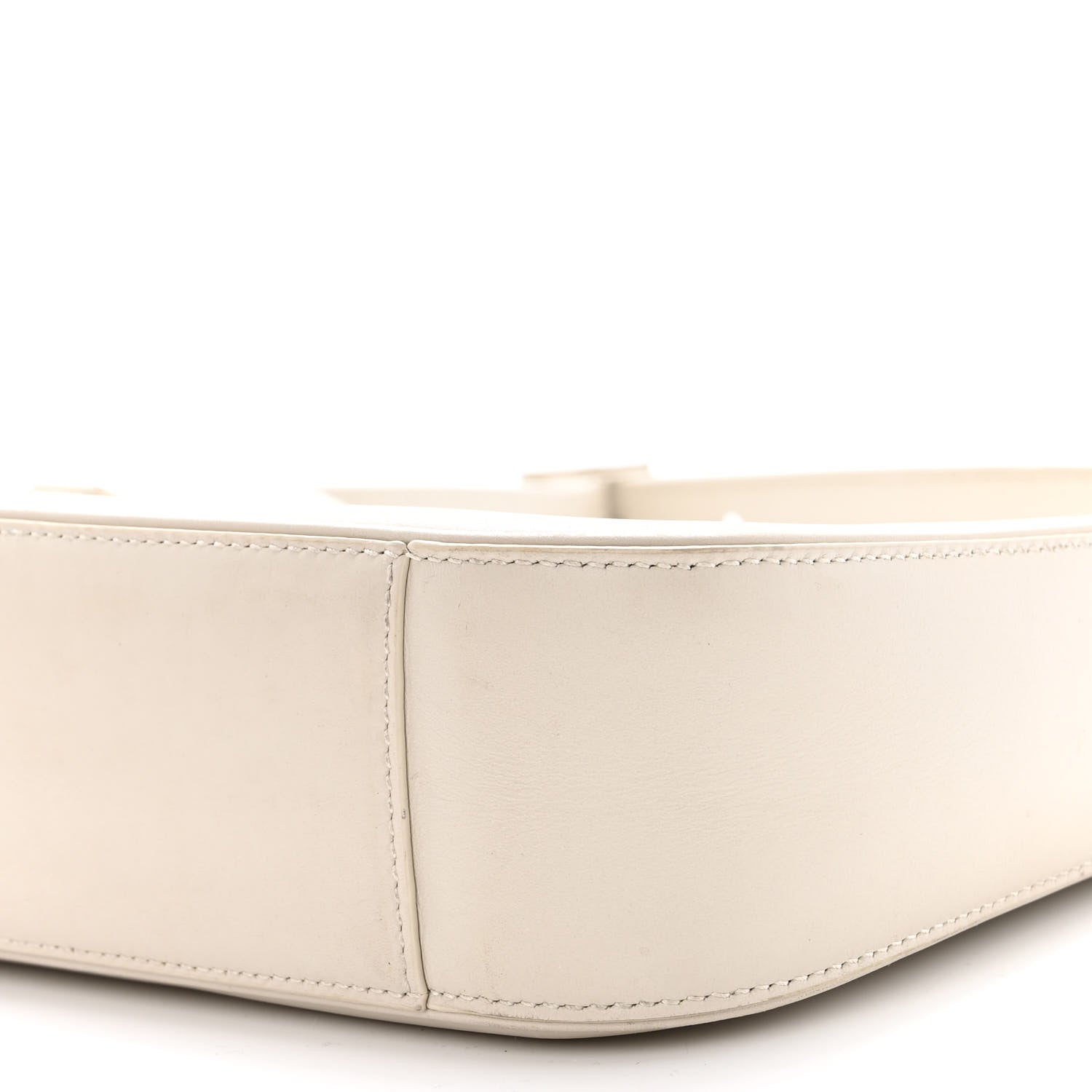 Saint Laurent Smooth Calfskin Le 5 A 7 Hobo Blanc Vintage 9 of 9