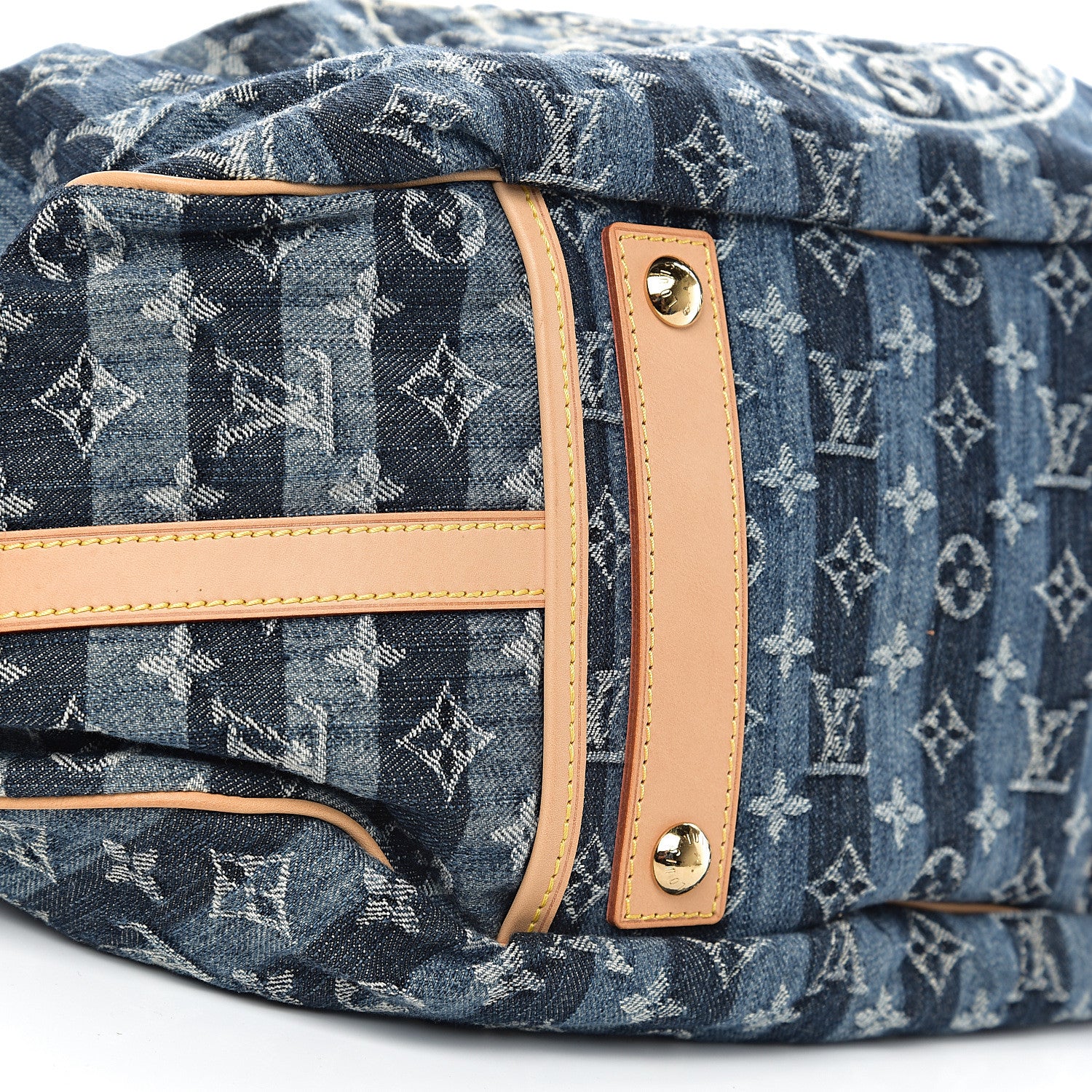 Louis Vuitton Denim Raye Cabas GM 7 of 9
