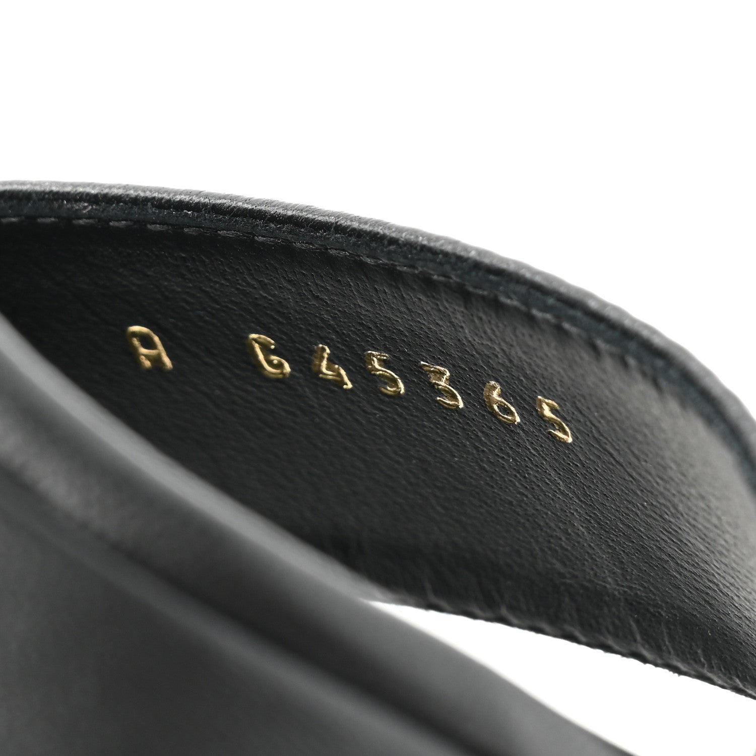 Chanel Lambskin Logo Platform Sandals 37 Black 9 of 9