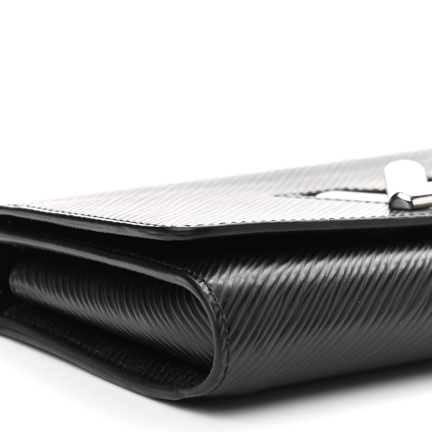 Louis Vuitton Epi Twist Chain Wallet Black 9 of 11