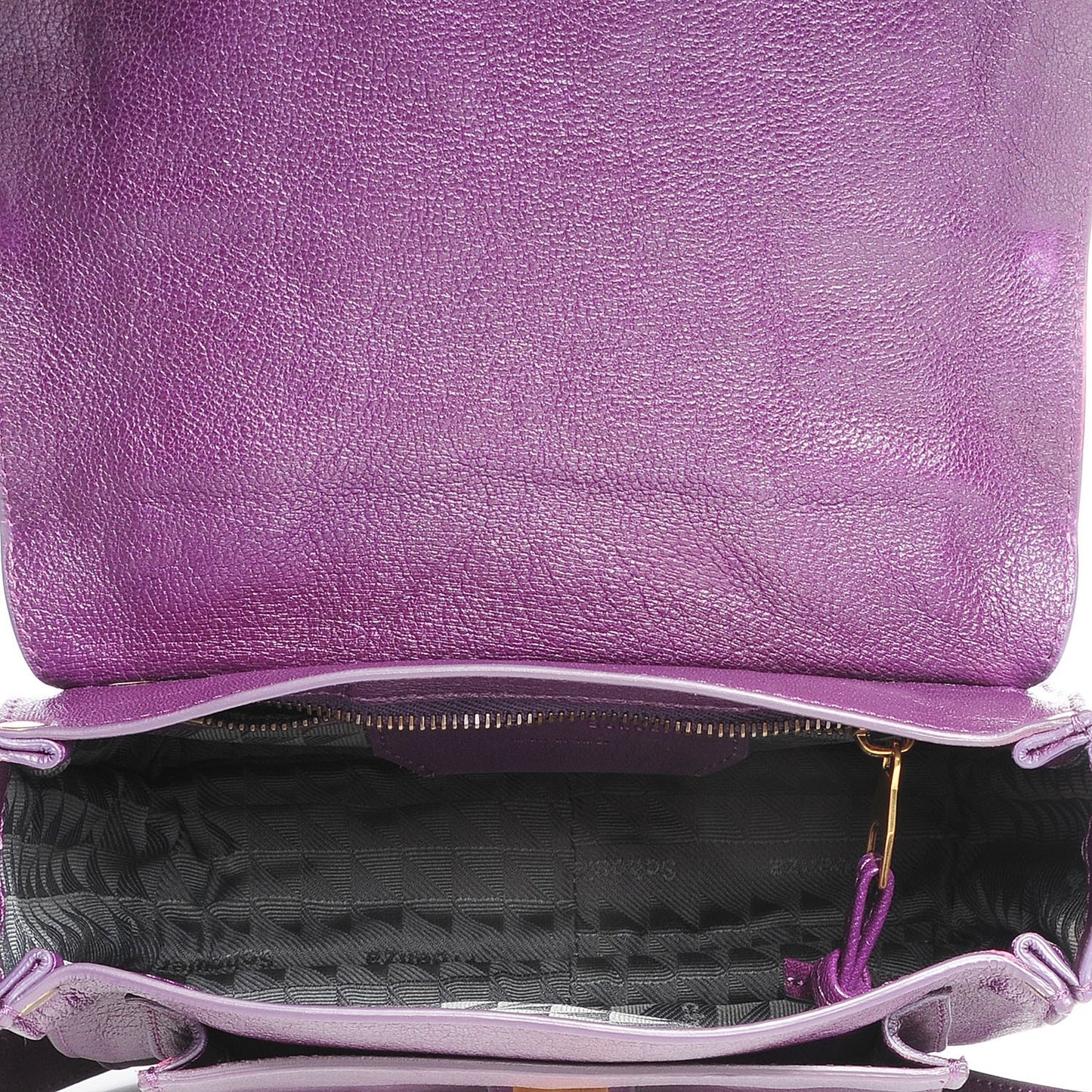 Lambskin PS1 Mini Pouch Messenger Bag Grape Jam