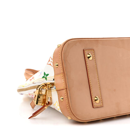 Louis Vuitton Monogram Multicolor Alma PM White 9 of 10