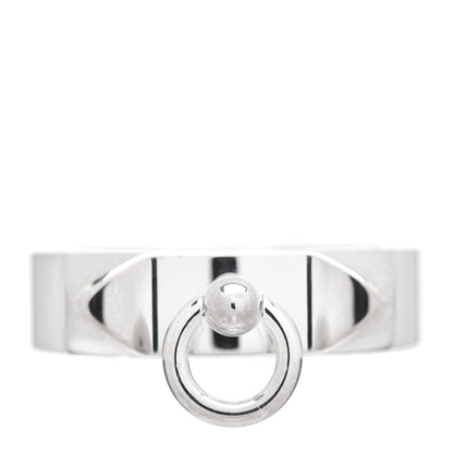 Hermes Sterling Silver PM Collier De Chien Ring 53 6.5 1 of 5