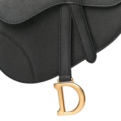 Christian Dior Grained Calfskin Mini Saddle Bag Black 7 of 16