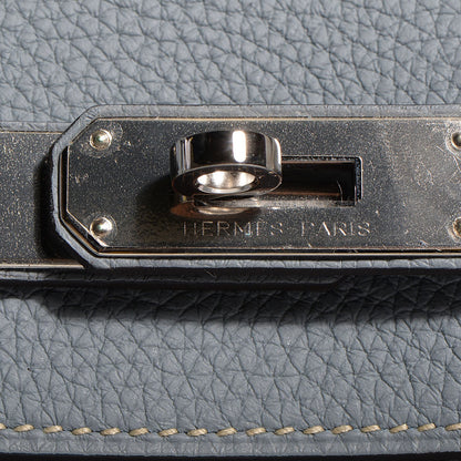 Hermes Togo Birkin 35 Bleu Lin 15 of 20