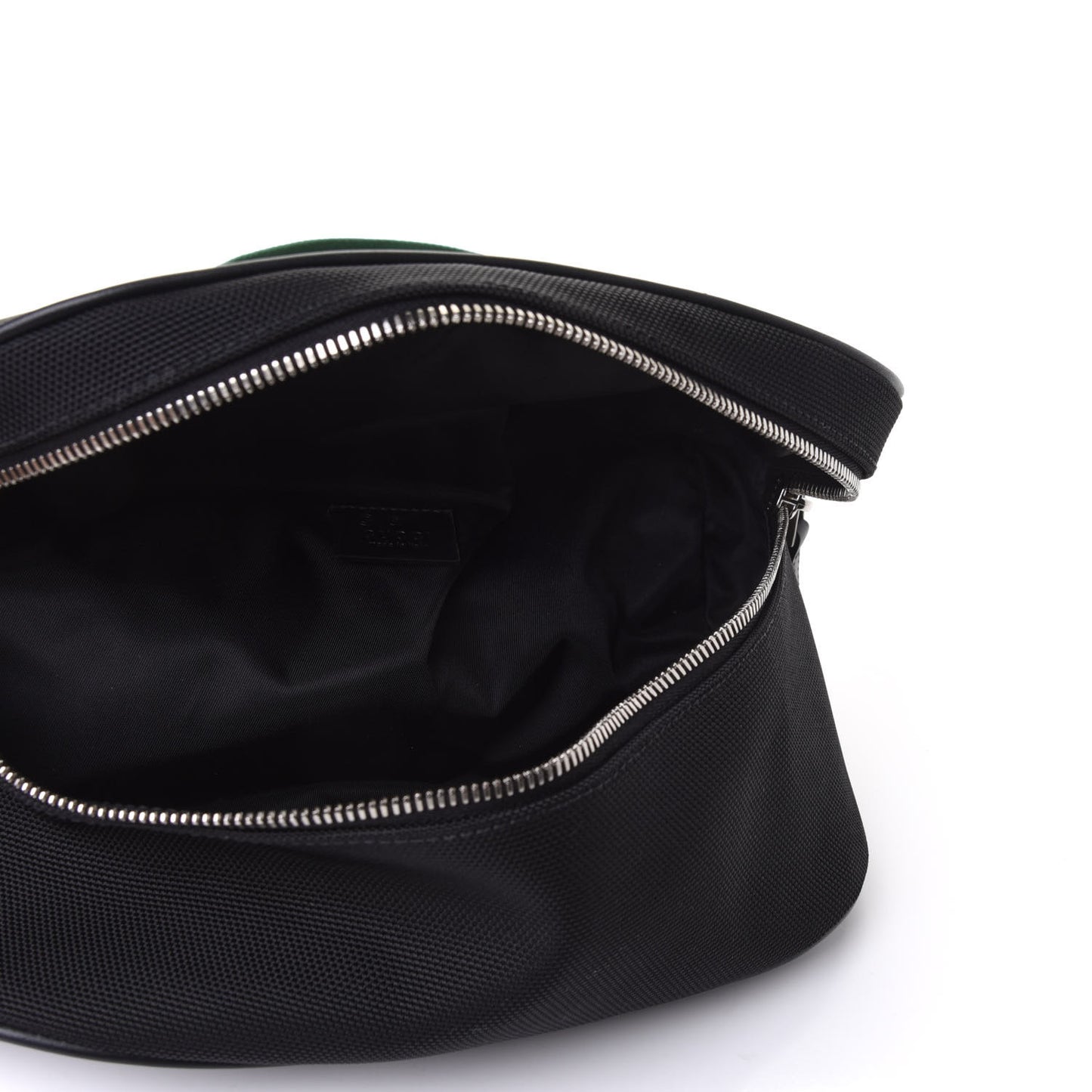 Techno Canvas Web Large Belt Bag Black