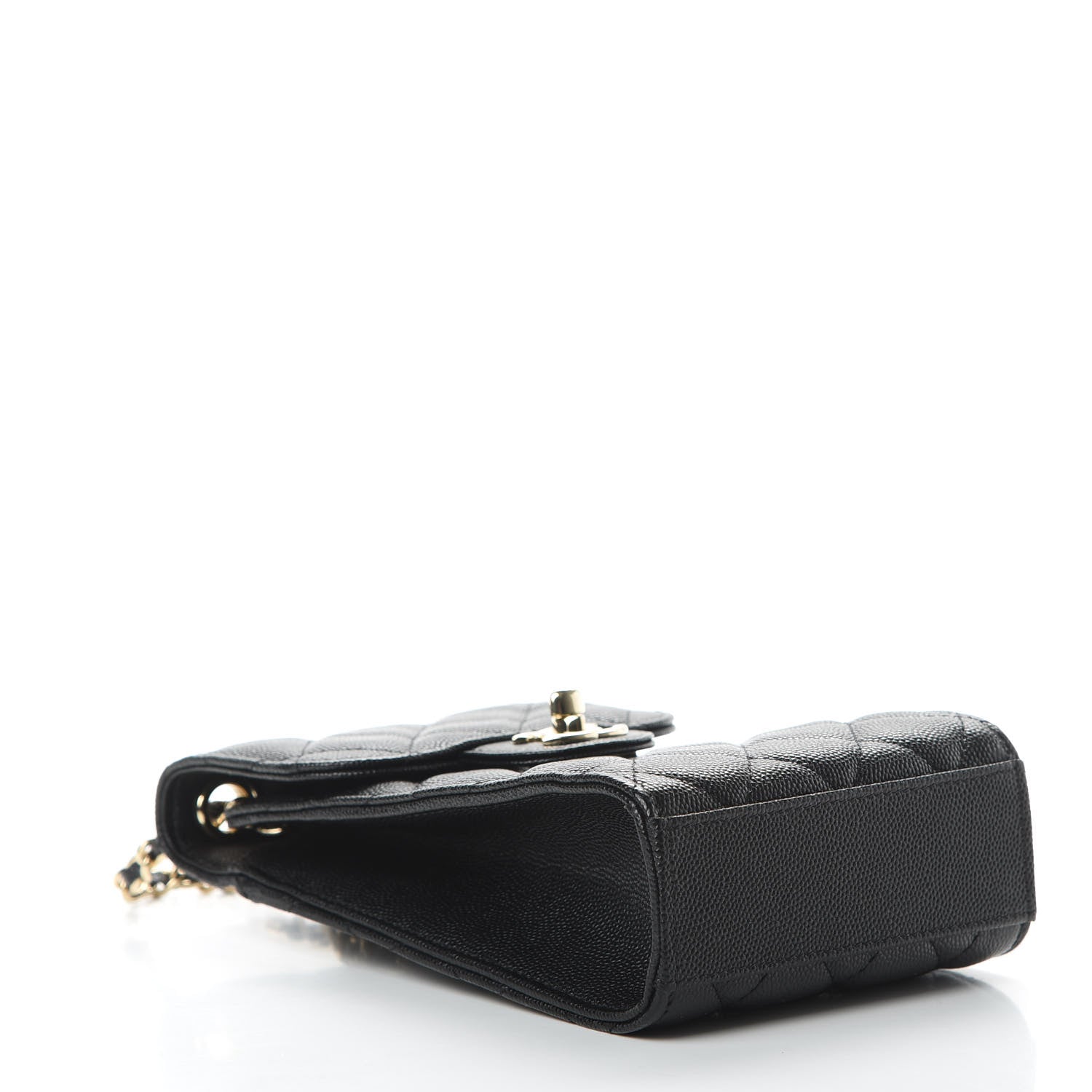 Chanel Caviar Quilted Classic Phone Holder Black 4 of 12