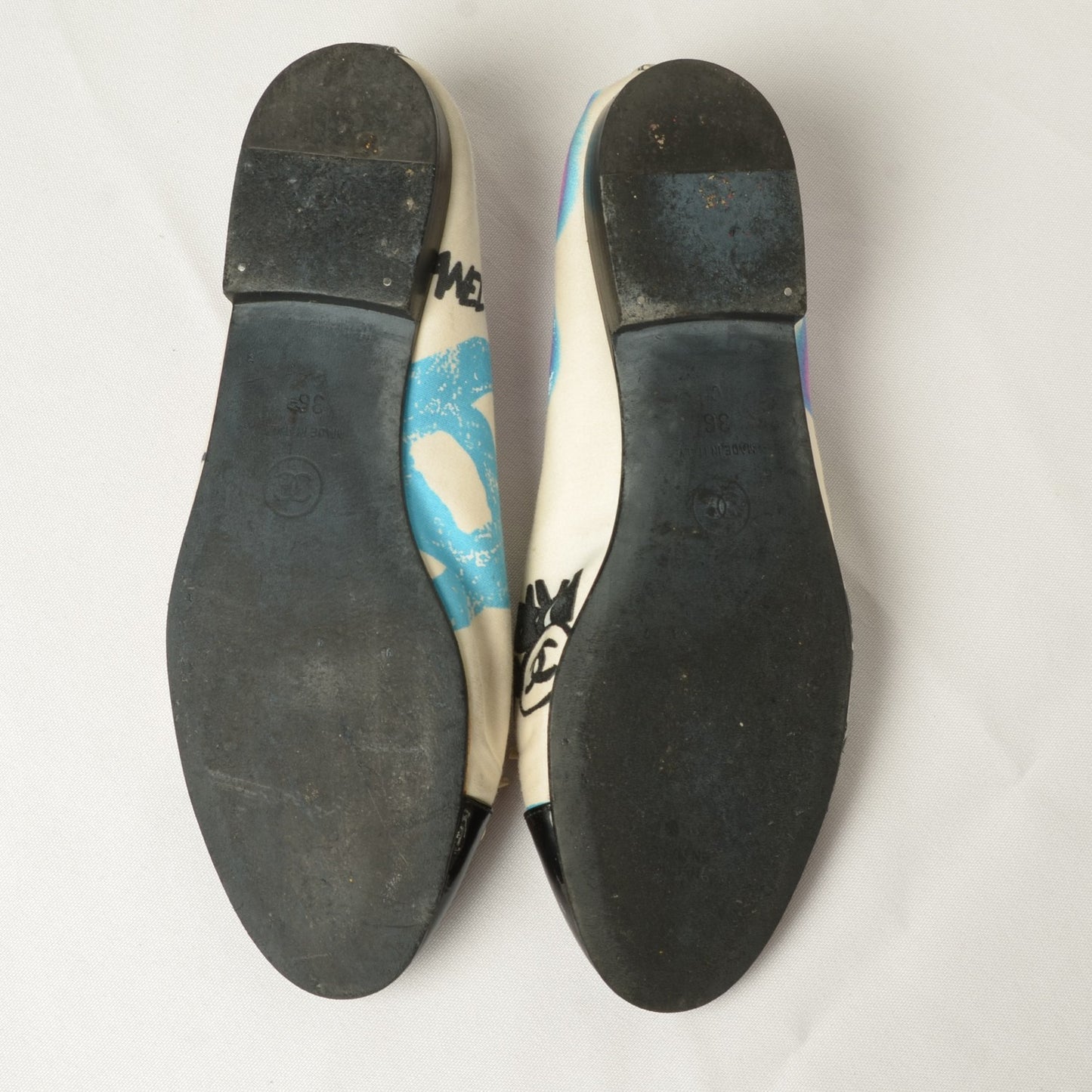 Patent Cap Toe CC Ballerina Flats 36
