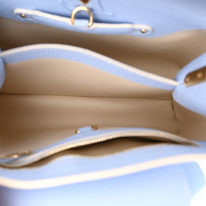 Louis Vuitton Taurillon MiniMe Capucines BB Candy Blue 6 of 11