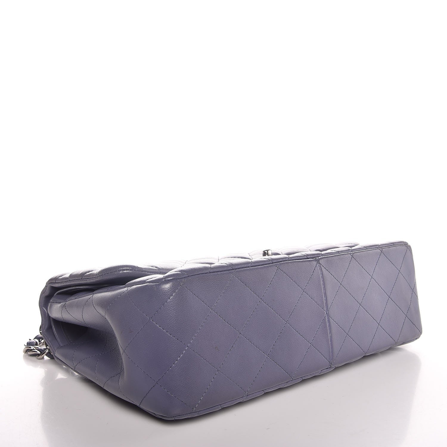 Chanel Lambskin Quilted Jumbo Double Flap Light Purple 5 of 16