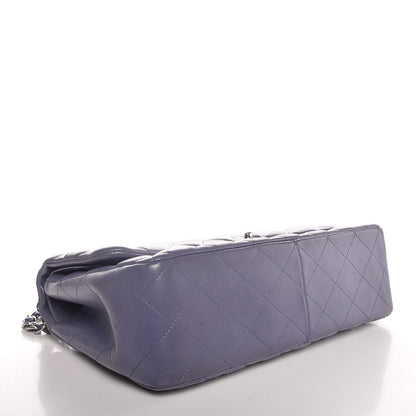 Chanel Lambskin Quilted Jumbo Double Flap Light Purple 5 of 16