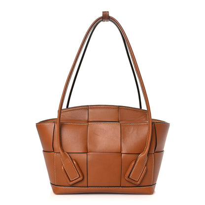 Bottega Veneta French Calfskin Maxi Intrecciato Arco 33 Wood 1 of 9