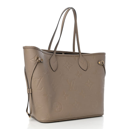 Louis Vuitton Empreinte Monogram Giant Neverfull MM Tourterelle 3 of 9