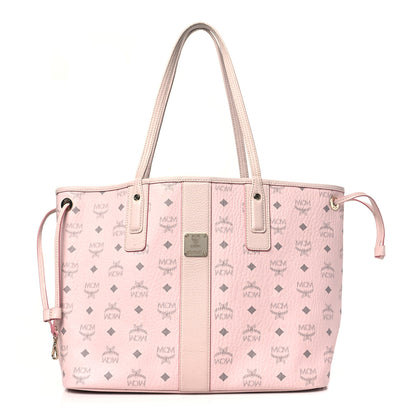 MCM Visetos Medium Liz Reversible Shopper Tote Powder Pink 1 of 17