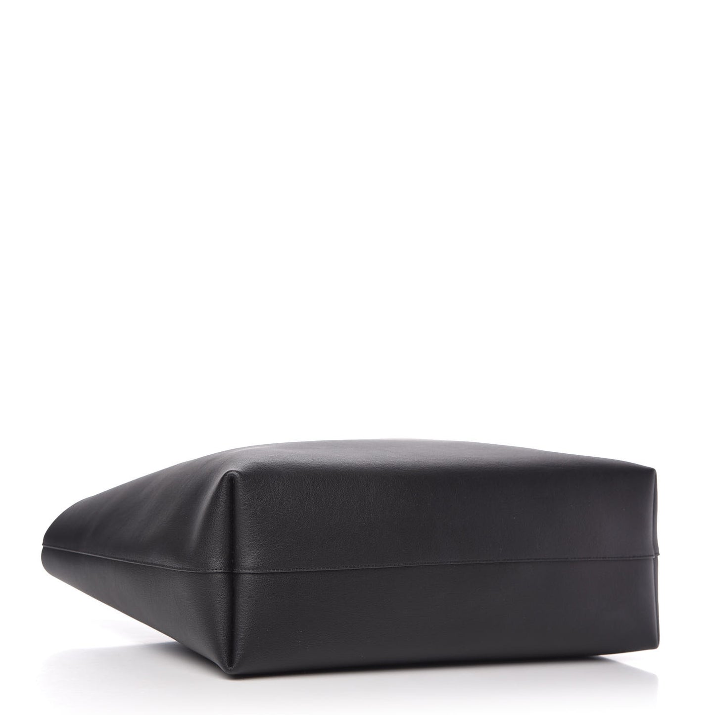 Calfskin Large Shopping Tote Black