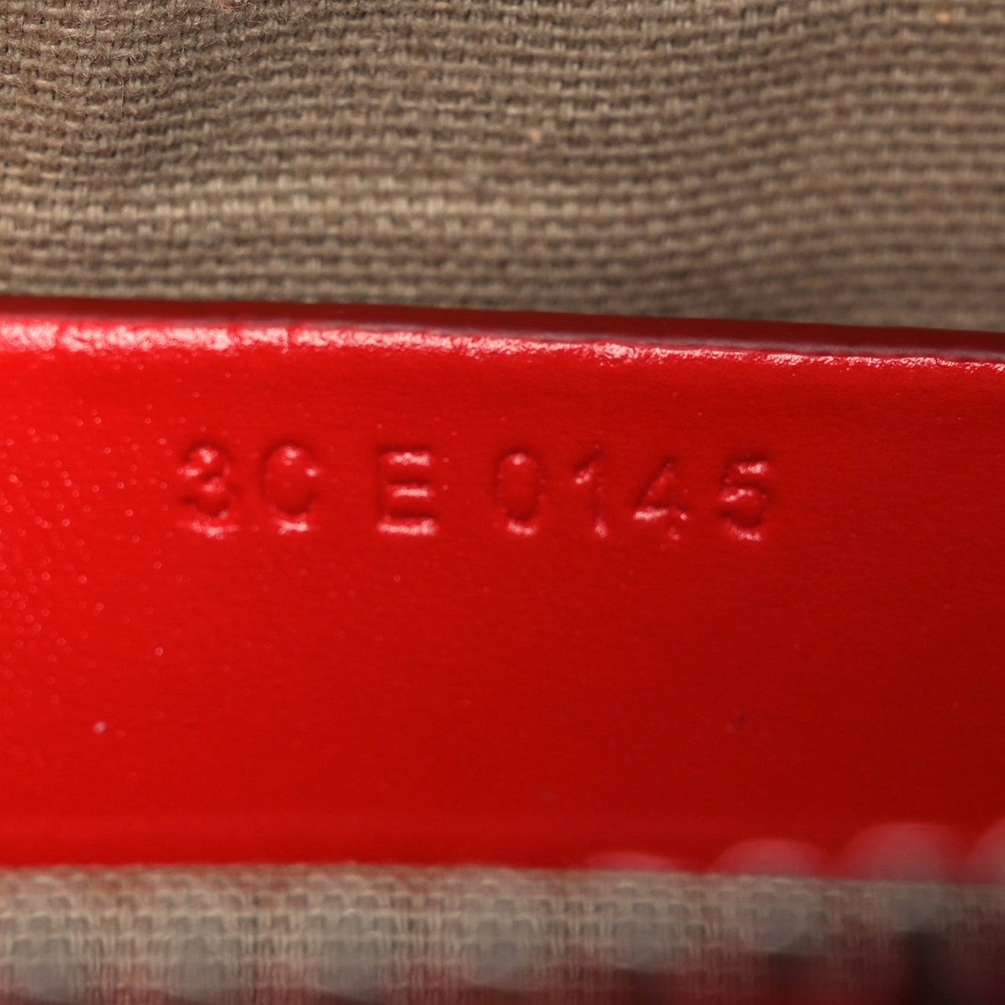 Shiny Lord Calfskin Mini Antigona Red