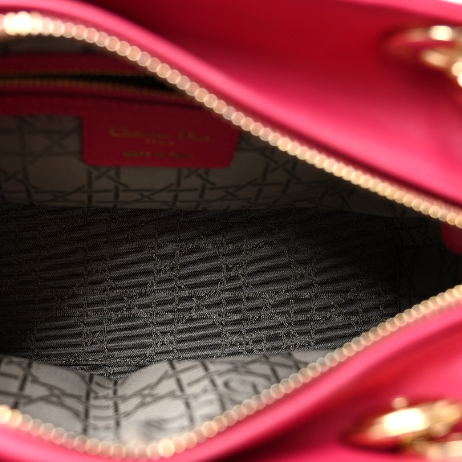 Christian Dior Lambskin Cannage Medium Lady Dior Pink 5 of 10