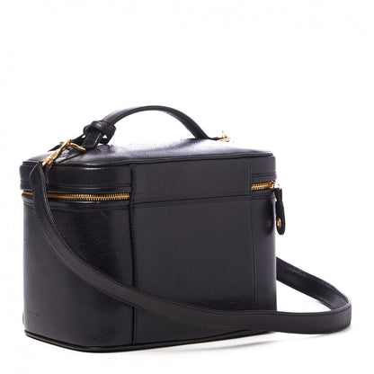 Chanel Caviar CC Vanity Train Case Black 2 of 9