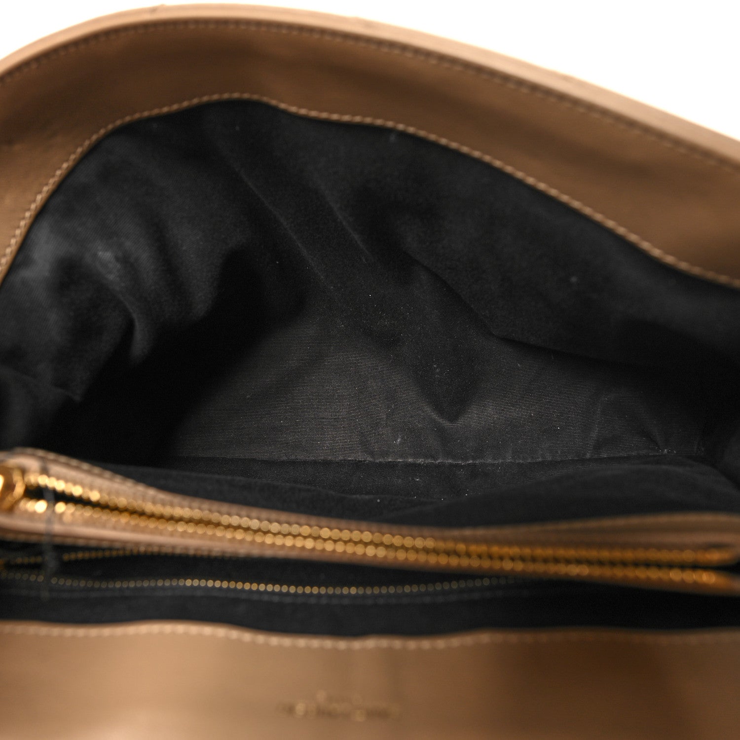 Saint Laurent Calfskin Y Quilted Monogram Medium Loulou Chain Satchel Dark Latte 5 of 11