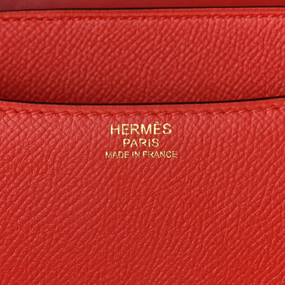 Hermes Epsom Constance 24 Rouge de Coeur 6 of 10