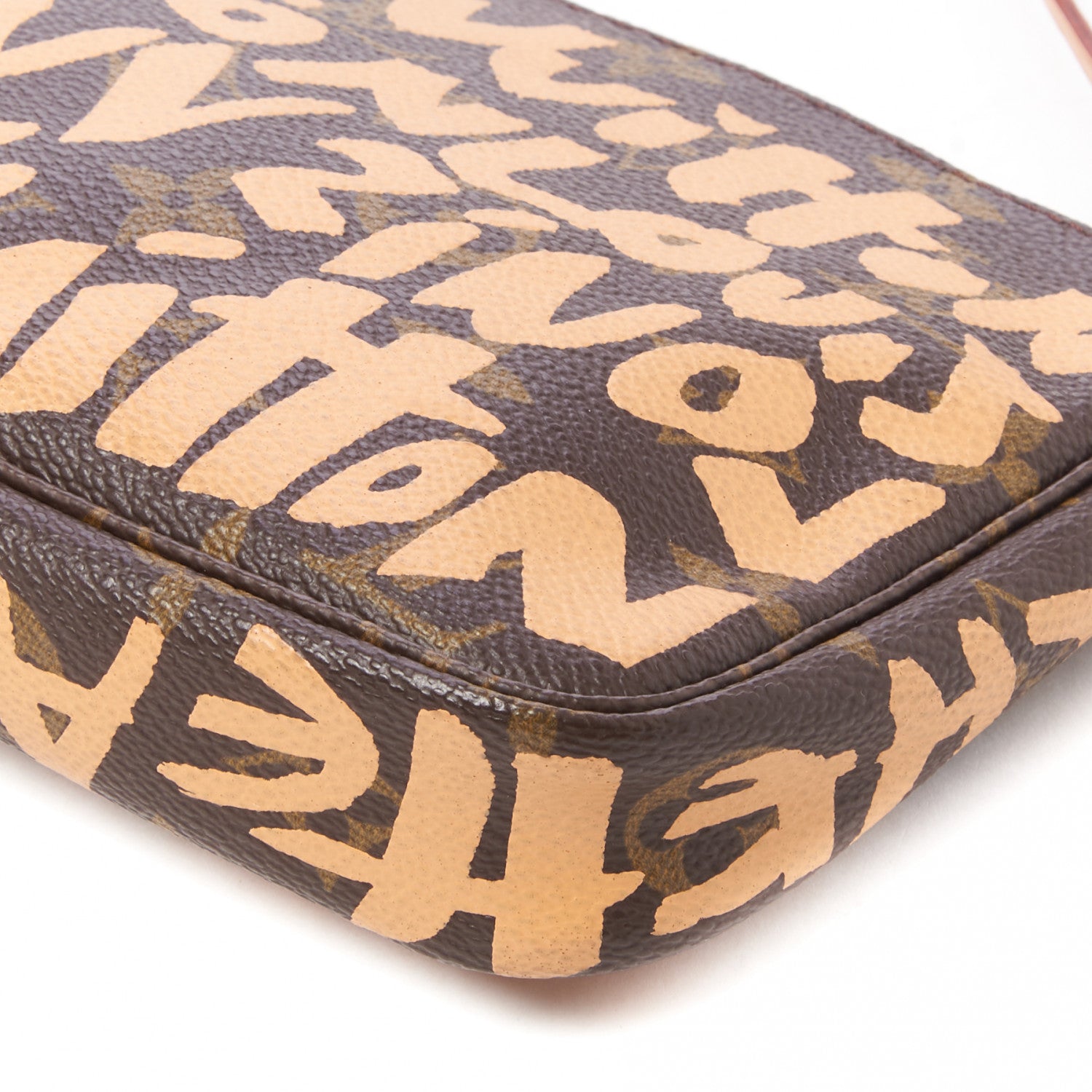 Louis Vuitton Monogram Graffiti Pochette Accessories Peach 5 of 8