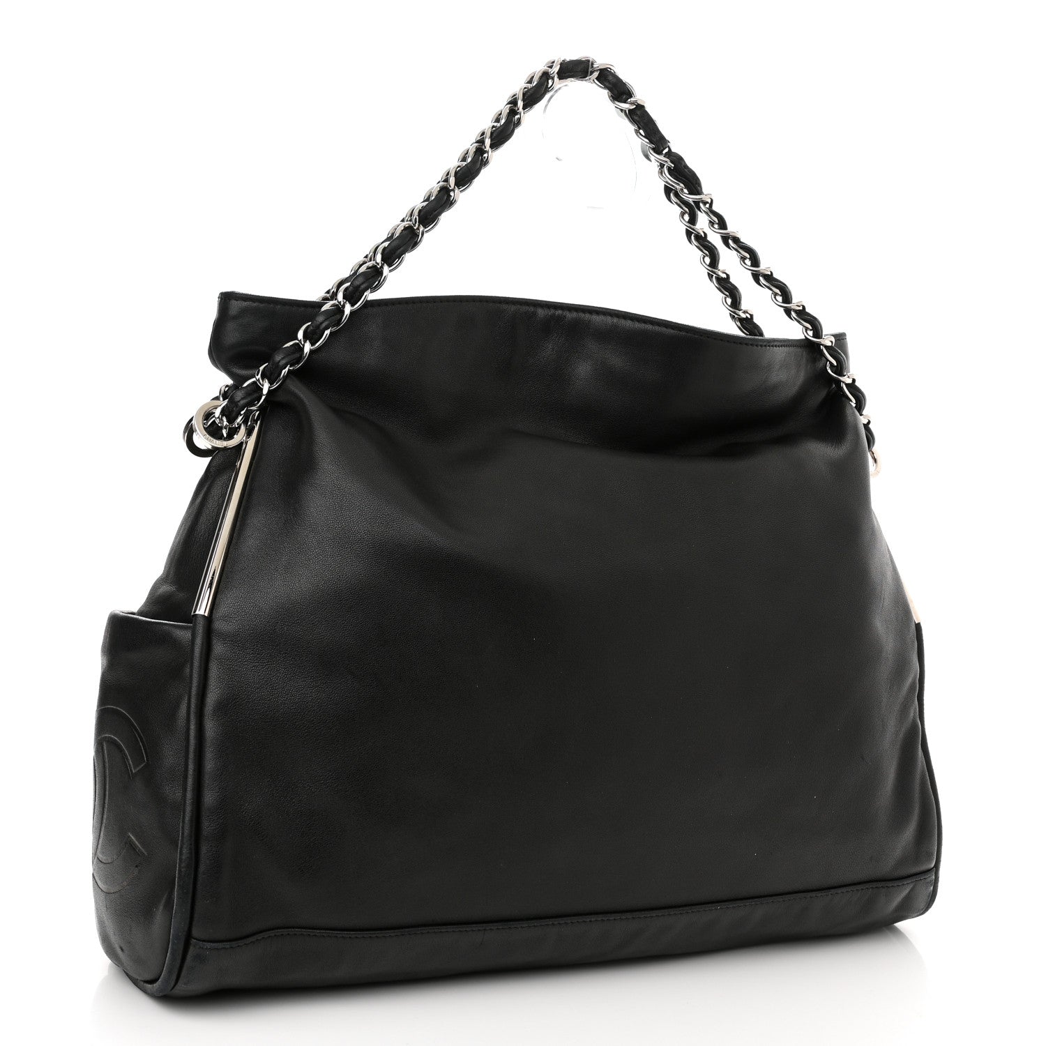 Chanel Lambskin Large Ultimate Soft Tote Black 3 of 10