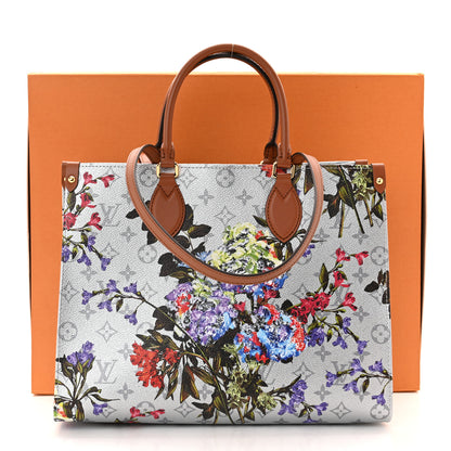 Louis Vuitton Metallic Monogram LV Garden OnTheGo MM Silver 10 of 10