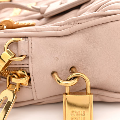 Miu Miu Nappa Matelasse Arcadie Top Handle Bag Cameo Powder Pink 14 of 15