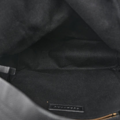 Burberry Mega Check Calfskin Abbeydale Simple Backpack Black Camel 5 of 12