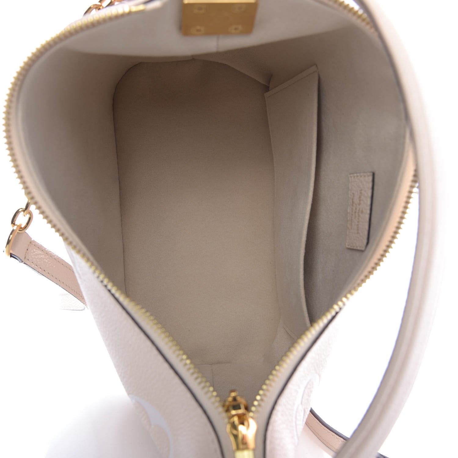 Louis Vuitton Empreinte Monogram Giant By The Pool Marshmallow Hobo Cream Saffron 6 of 10