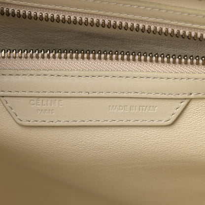 Celine Smooth Calfskin Mini Tri-Color Luggage White 6 of 17
