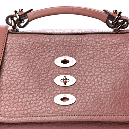 Mulberry Heavy Grain Calfskin Small Bryn Dark Blush 8 of 17