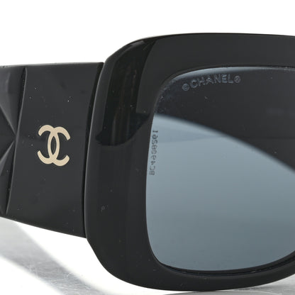 Chanel Acetate Quilted Sunglasses 5019 Black 8 of 8