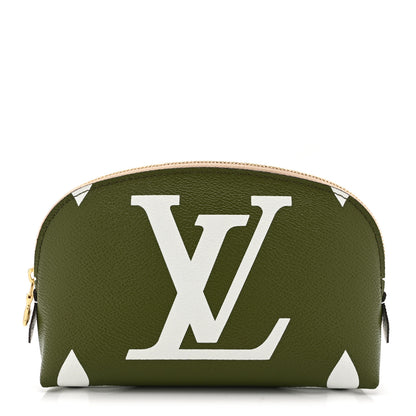 Louis Vuitton Monogram Giant Cosmetic Pouch Kaki 1 of 9