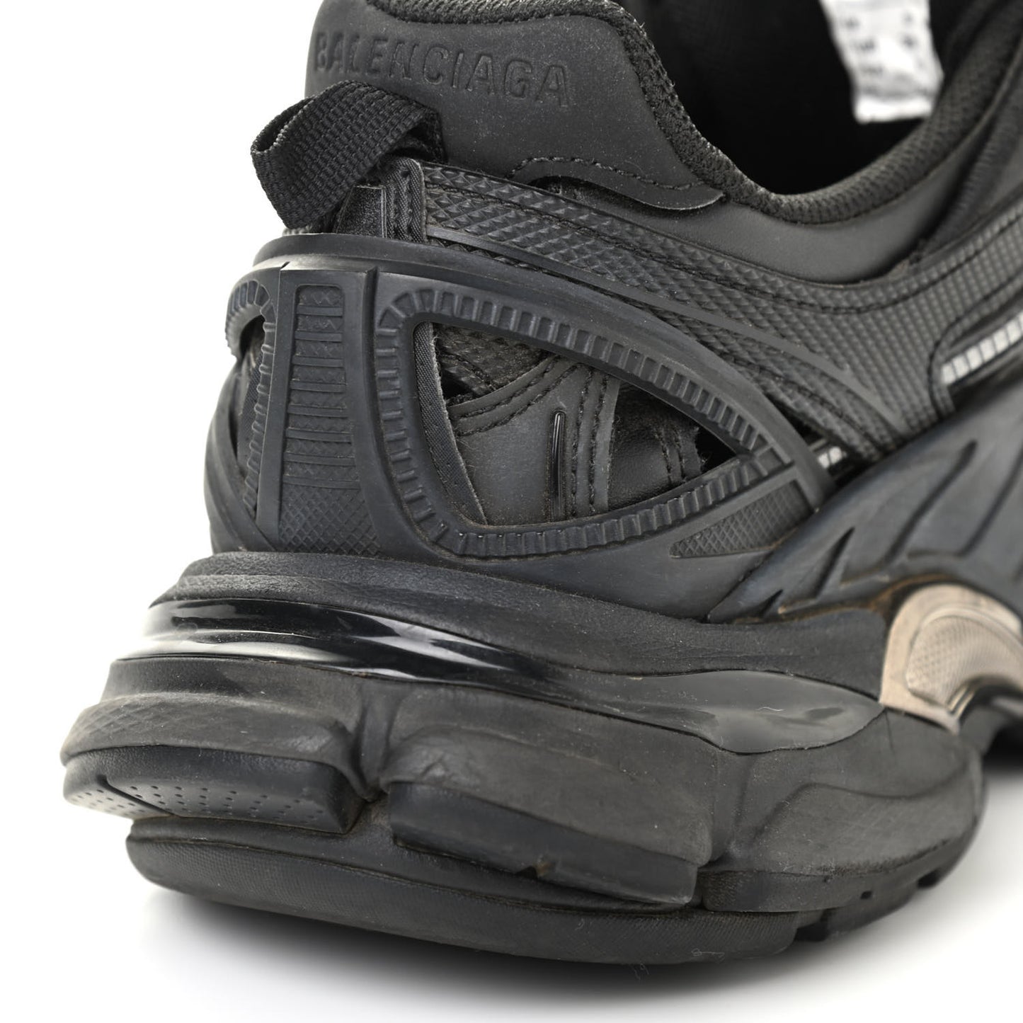 Rubber Mesh Womens Track.2 Open Sneakers 39 Black