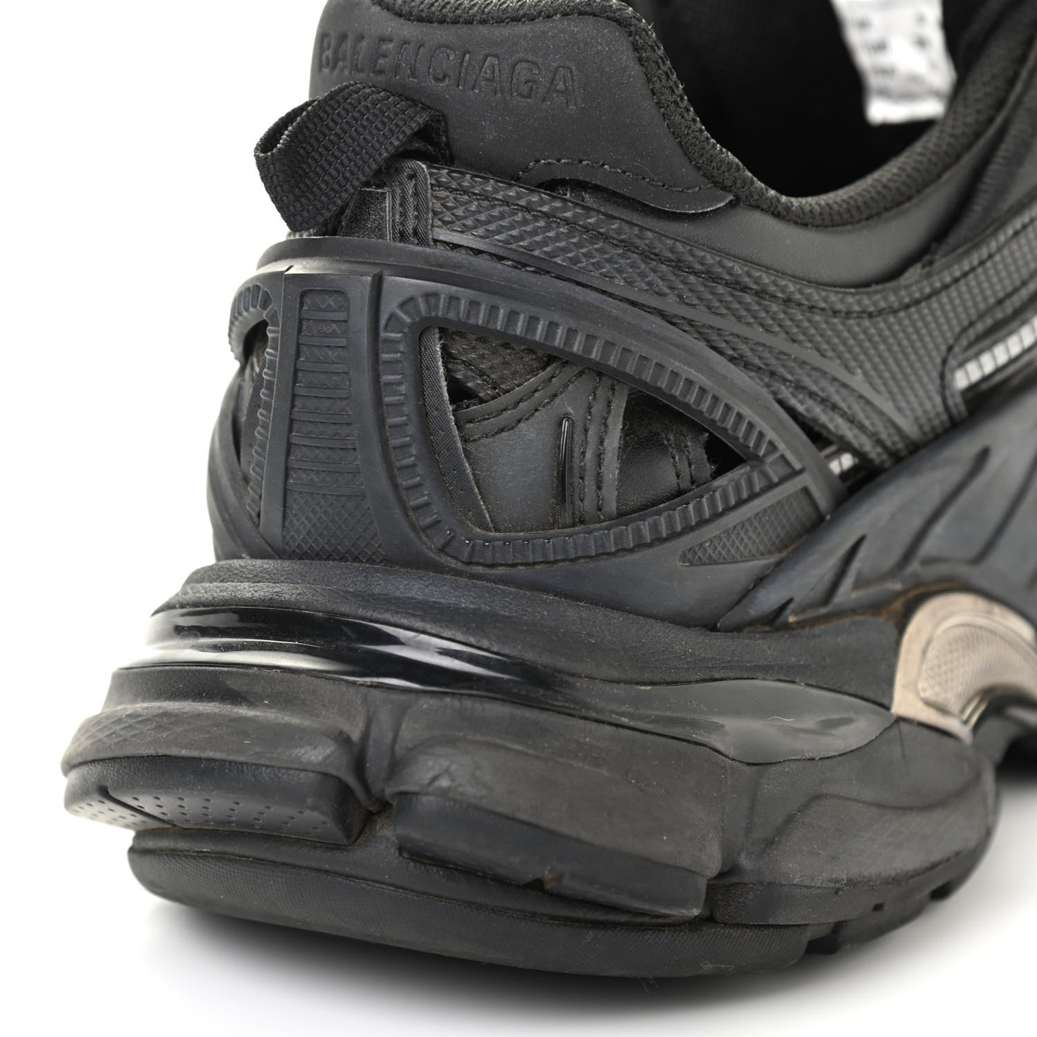 Balenciaga Rubber Mesh Womens Track.2 Open Sneakers 39 Black 13 of 16