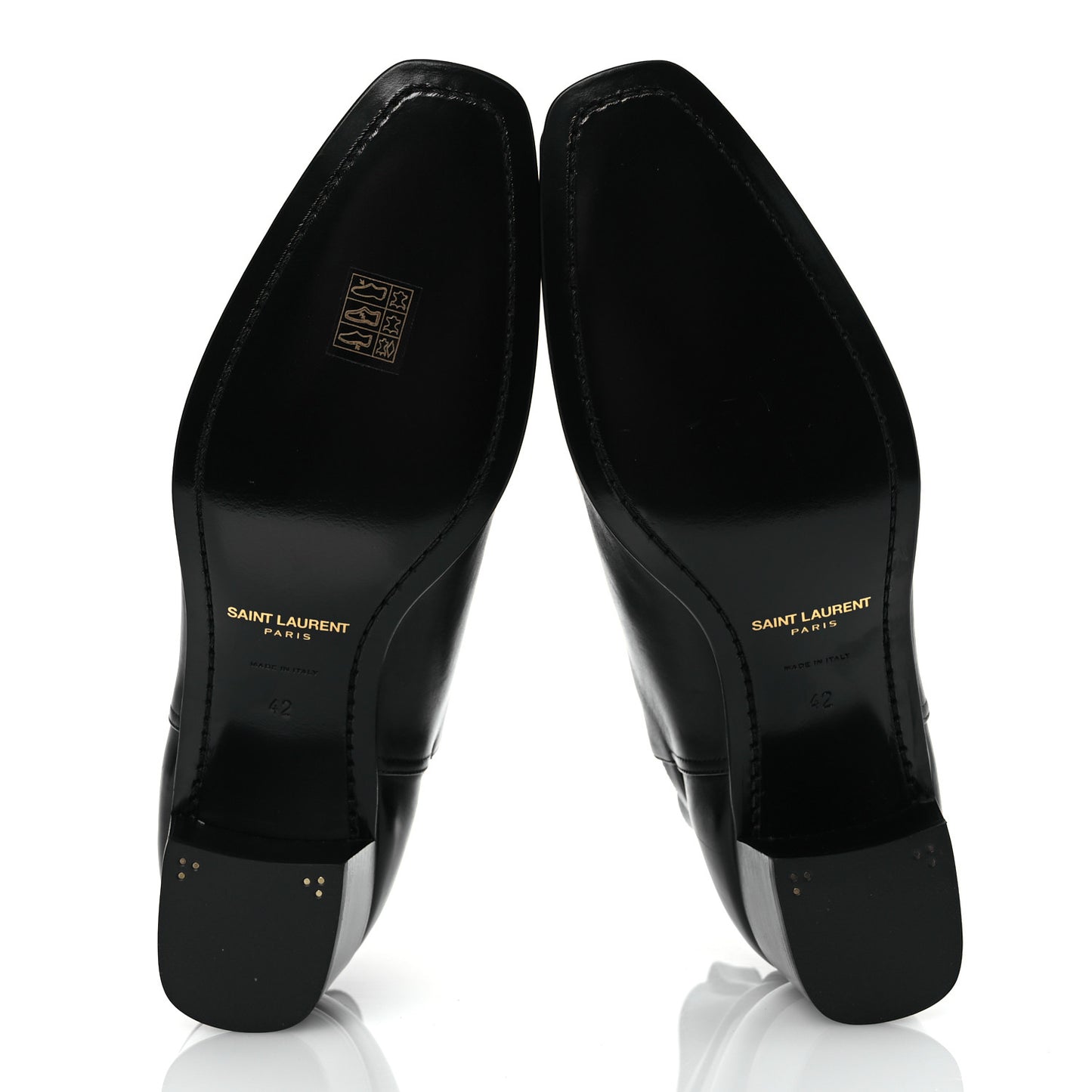 Calfskin Mens Terry 45 Boots 42 Black